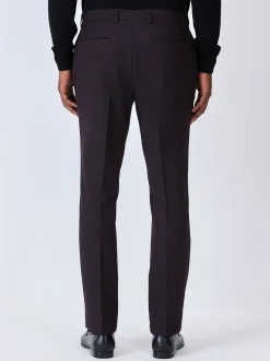 Rouge bordeaux - Coupe sur mesure - Pantalon de costume de smoking