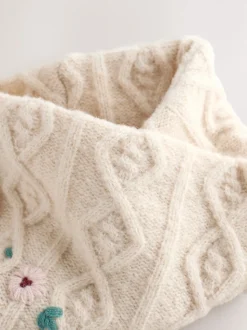 Rouge bordeaux - Ensemble bonnet et snoods (1-16ans) (1-16ans)