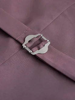 Rouge bordeaux - Gilet de costume de smoking