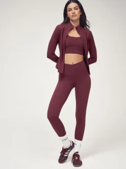 Rouge bordeaux - Legging OSIA taille Signature