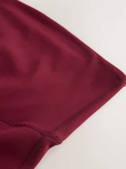 Rouge bordeaux - Leggings de sport de maternité