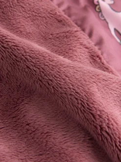 Rouge bordeaux - Manteau Résistant à la douche doublé de fausse fourrure (3mois-7ans)