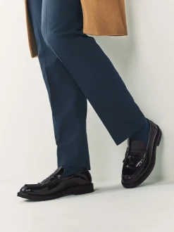 Rouge bordeaux - Mocassins à franges Penny