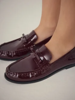 Rouge bordeaux - Mocassins Forever Comfort® à bout froncé avec nœud
