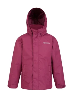 Rouge bordeaux - Mountain Warehouse a fait une chute de 3-en-1 Veste imperméable