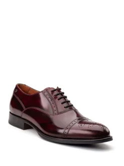 Rouge Bordo - Chaussures richelieu Base London Franklin à embout
