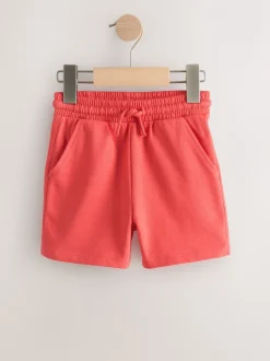 Rouge corail - Short en jersey (3mths-7yrs)