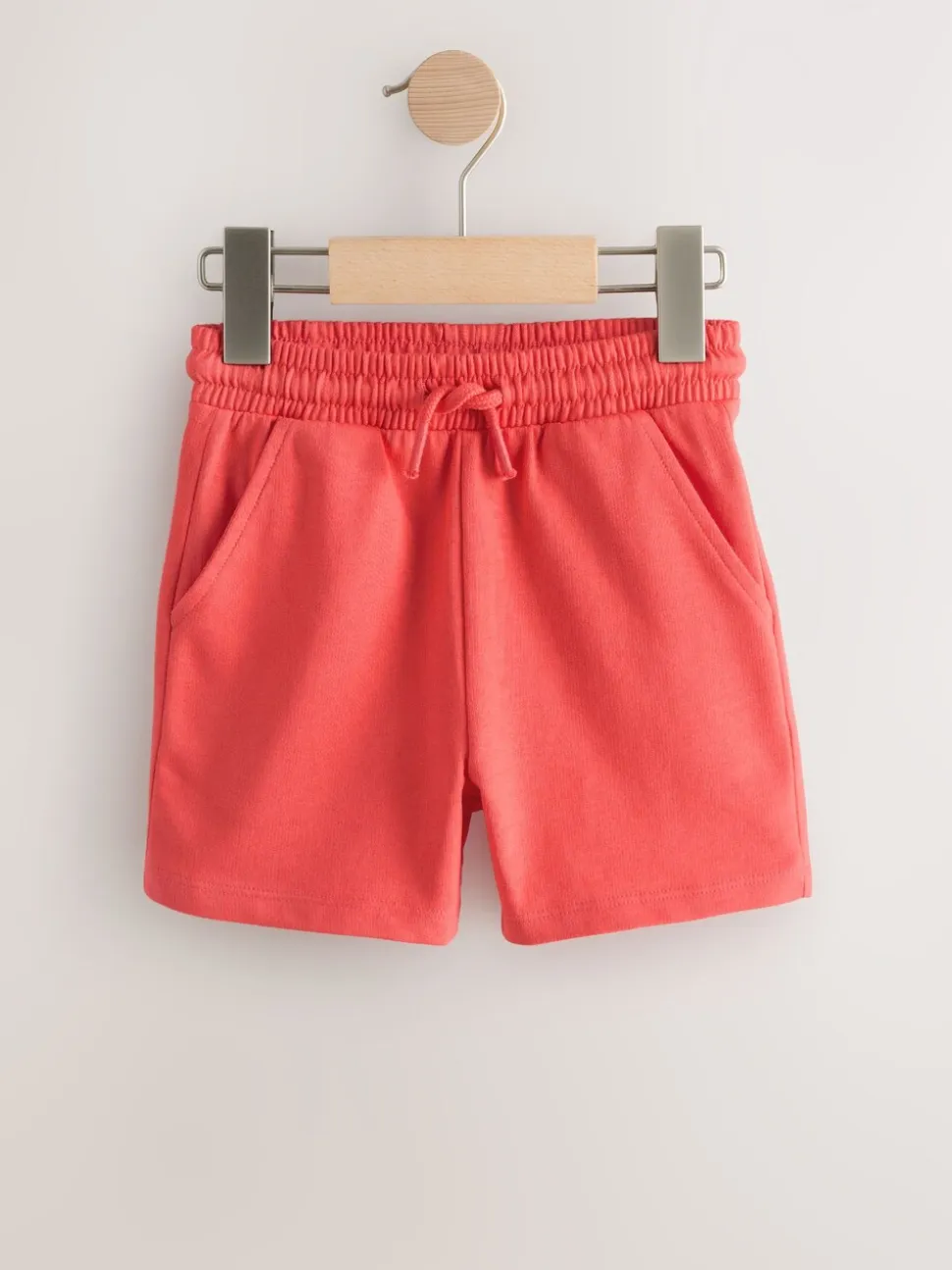 Rouge corail - Short en jersey (3mths-7yrs)
