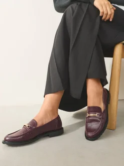 Rouge croco de baies - Mocassins à enfiler Forever Comfort®