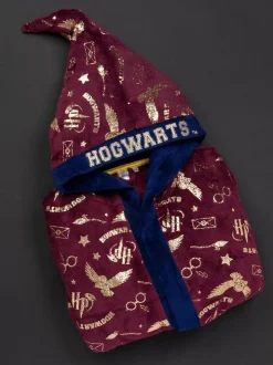 Rouge Harry Potter - Peignoir Vanilla Underground unisexe en polaire pour enfant