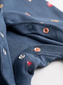 Rouge motif ours - Combinaisons de nuit pour bébé 3 Pack (0-2ans)