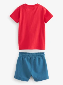 Rouge/Bleu - Ensemble t-shirt et short Spider-Man (3mois-8ans)