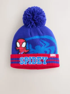 Rouge/bleu marine - Spidey Pom Beanie (3-10yrs)