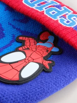 Rouge/bleu marine - Spidey Pom Beanie (3-10yrs)