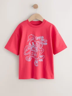 Rouge/bleu/ciment - T-shirts à manches courtes à imprimé graphique coupe standard Lot de 3 (3à16ans)