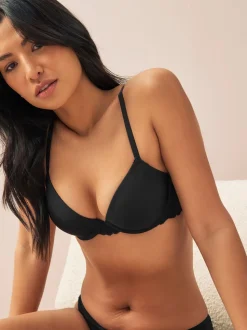 Rouge/Noir - Lot de 2 soutiens-gorge T-shirt lissants A-E