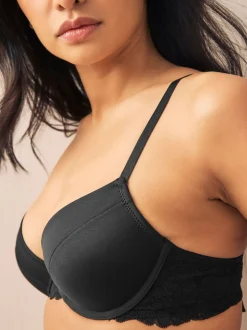 Rouge/Noir - Lot de 2 soutiens-gorge T-shirt lissants A-E