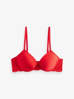 Rouge/Noir - Lot de 2 soutiens-gorge T-shirt lissants A-E