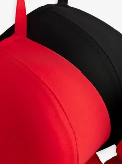 Rouge/Noir - Lot de 2 soutiens-gorge T-shirt lissants A-E