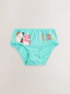 Rouge/vert - 100Caleçons en coton % Squishmallow 5 Lot (5-14ans)