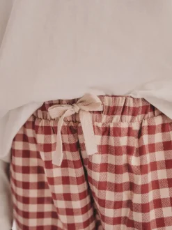 Rouge/vert - Lot de 2 pyjamas tissés à carreaux (3-16ans)