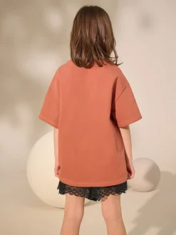 rouille - T-shirt oversize 100% coton (3-16ans)
