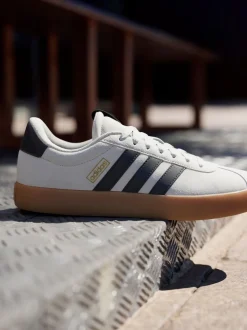 sable - adidas VL Court Trainers