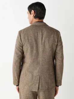 sable - Veste de Costume décontractée en laine Blend