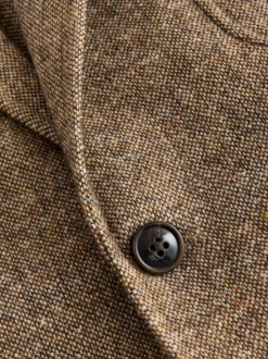 sable - Veste de Costume décontractée en laine Blend