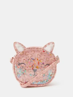 Sac à bandoulière Angels By Accessorize chat à sequins fille