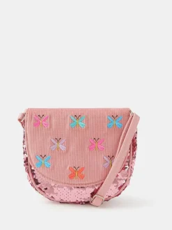 Sac à bandoulière Angels By Accessorize papillon à sequins fille
