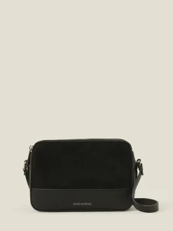 Sac à bandoulière classique en Accessorize en suédine