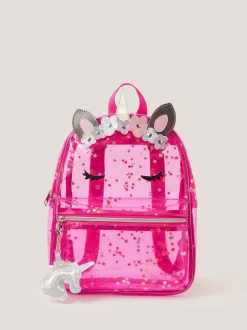 Sac à dos Monsoon licorne transparent