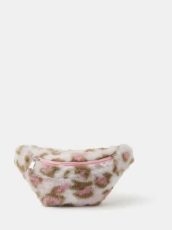 Sac Angels By Accessorize filles duveteux à imprimé léopard