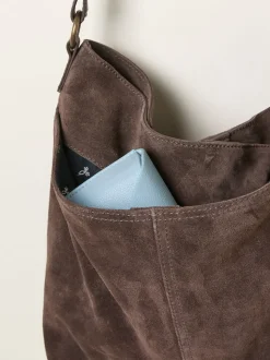 Sac bandoulière FatFace en Daim