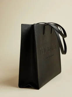 Sac Ted Baker Sukicon East West hachuré à emblème