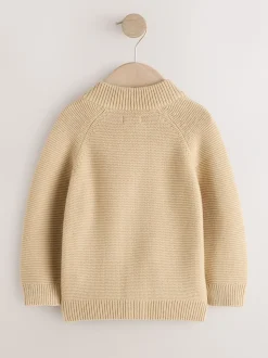 Safari Marron fauve - Character Cardigan (3mths-7yrs)