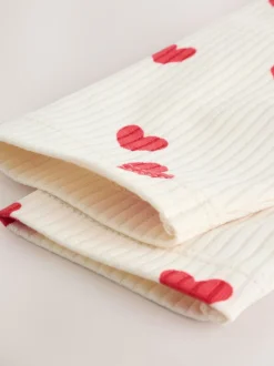 Saint-Valentin à cœur rouge - Body à manches longues bébé