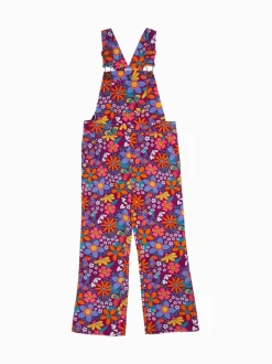 Salopette Frugi Frida violette évasée