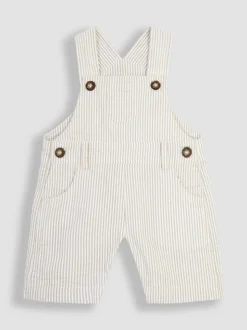 Salopette JoJo Maman Bébé à rayures en seersucker