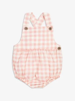 Salopette The Little Tailor Bébé tissée coupe courte 100% coton