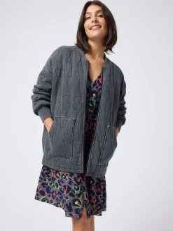 SCAMP & DUDE Veste matelassée à bombardier léger délavé