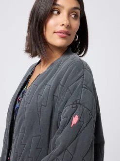 SCAMP & DUDE Veste matelassée à bombardier léger délavé