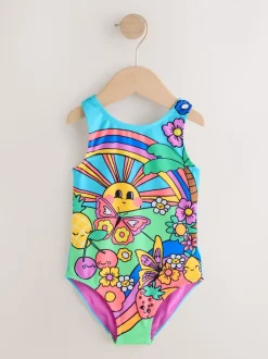 Scène de plage multicolore - Maillot de bain (3mths-7yrs)