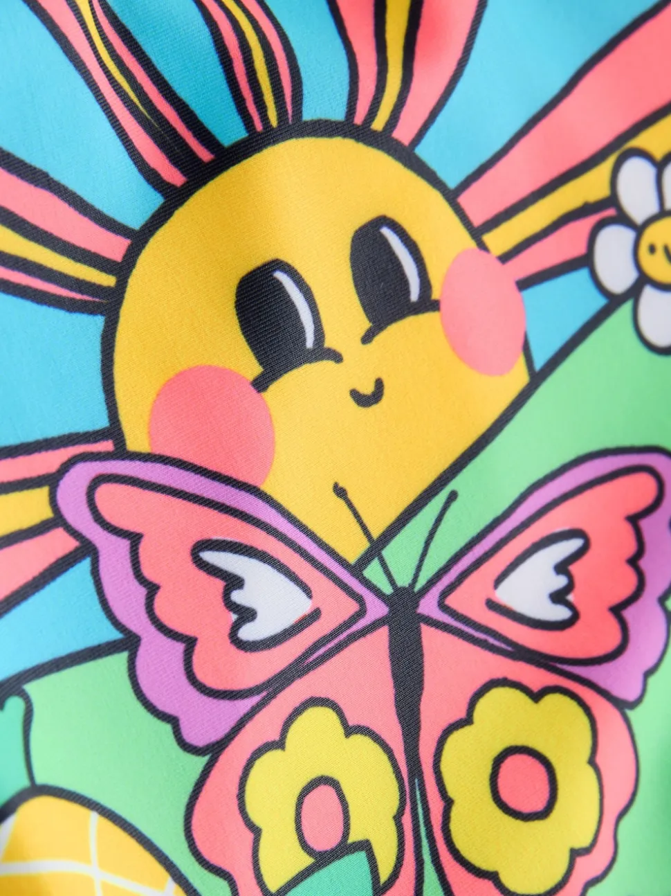 Scène de plage multicolore - Maillot de bain (3mths-7yrs)