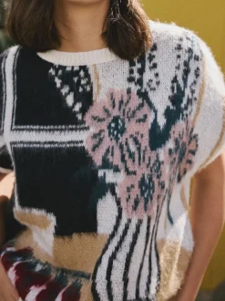 Scène de table - Débardeur en maille