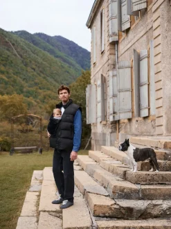 Seraphine Vestes sans manches de port bébé pour homme