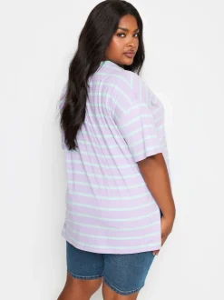 Short cycliste Yours Curve Pull On en jean stretch