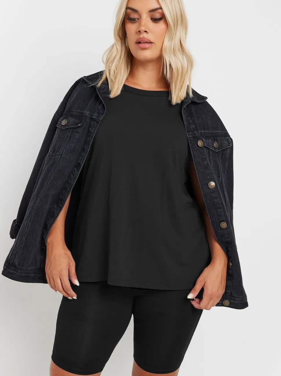 Short cycliste Yours Curve Tummy Control doux au toucher extensible