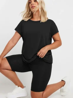 Short cycliste Yours Curve Tummy Control doux au toucher extensible